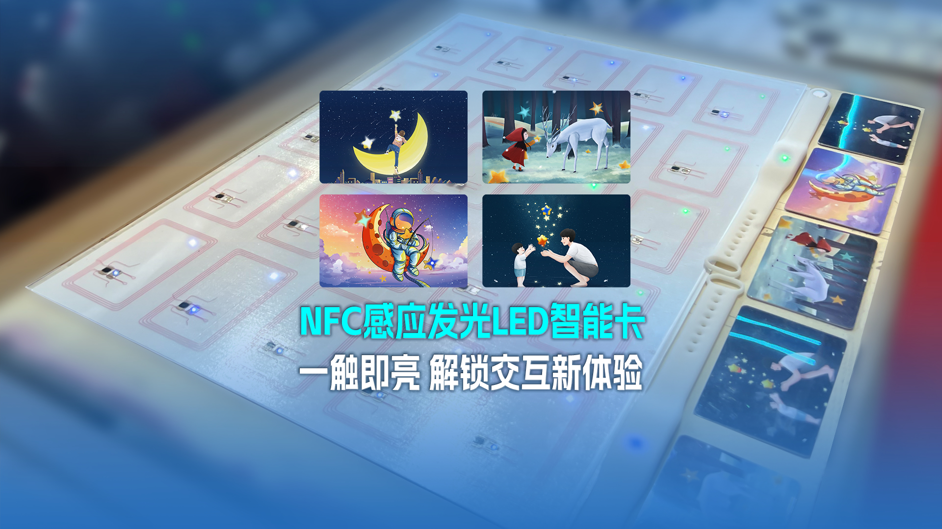 告別普通！卡立方集團感應LED發光智能卡硅膠手環腕帶產品，點亮你的每一次交互?